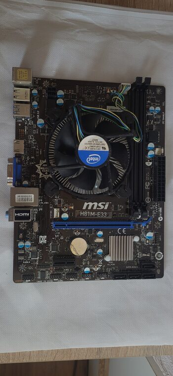 Buy MSI H81M-E33 Intel H81 Micro ATX DDR3 LGA1150 1 x PCI-E x16 Slots Motherboard