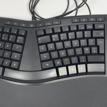 Buy Microsoft Ergonomic Keyboard - Black Wired Comfortable Ergonomic Keyboard