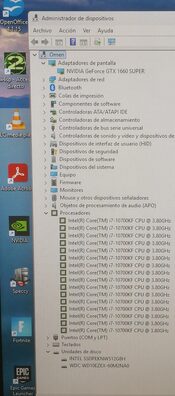 Torre i7 16x5.1 gtx 1660 super 6gb 16gb m2 y 1tb