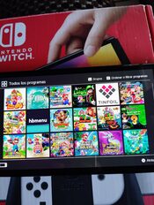 NINTENDO SWITCH OLED CON H@CK + 256GB SD COMPLETA