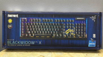 Razer BlackWidow V4 X mechaninė klaviatūra - Fortnite Edition