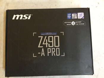 MSI Z490-A PRO Intel Z490 ATX DDR4 LGA1200 2 x PCI-E x16 Slots Motherboard