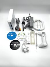 Nintendo Wii RVL-101 Žaidimų Konsolės Pilnas Baltas Rinkinys