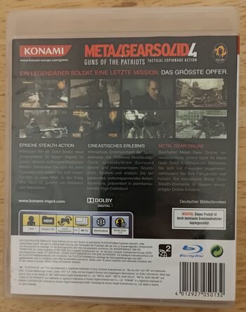 Metal Gear Solid 4: Guns of the Patriots PlayStation 3