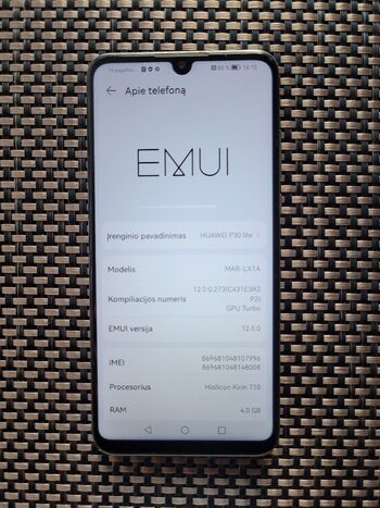 Huawei P30 lite 128GB Pearl White