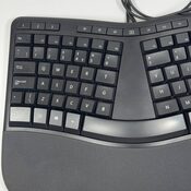 Microsoft Ergonomic Keyboard - Black Wired Comfortable Ergonomic Keyboard for sale