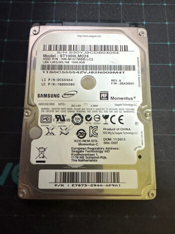 Samsung Momentus 1TB HDD 