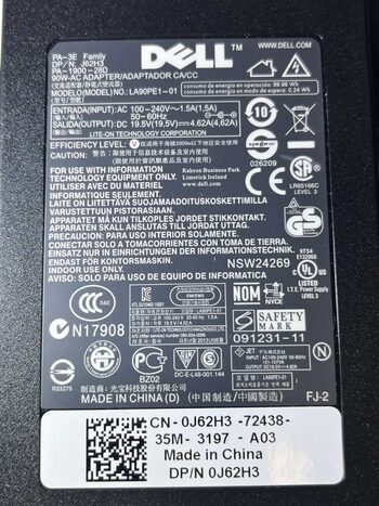 Buy DELL ADAPTER/ MAITBLOKIS LA90pe1-01 19.5V