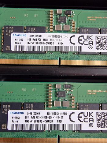 Samsung DDR5 SODDIM 5600 2x8 gb