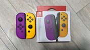 Neon Purple/Neon Orange Joy-Con Pair