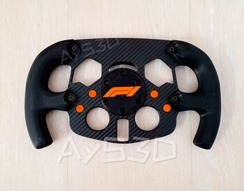 MOD F1 Fórmula 1 para Volante Logitech G29 y G923 de PS PlayStation y PC Naranja