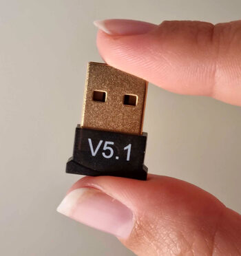 Bluetooth 5.1 adapteris (USB 2.0, belaidis, 3Mbps)