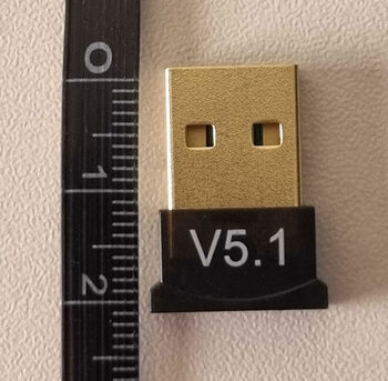 Bluetooth 5.1 adapteris (USB 2.0, belaidis, 3Mbps)