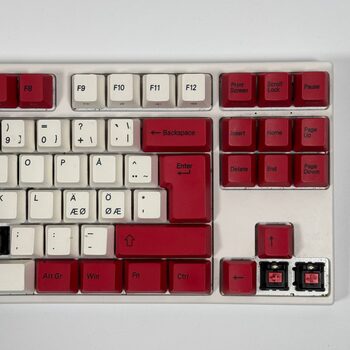 Varmilo VEA88 TKL Gaming Keyboard, MX-Red, White LED, White