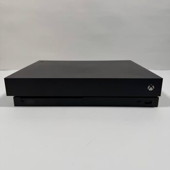 Xbox One X, Black, 1TB + Black Controller and Cables for sale