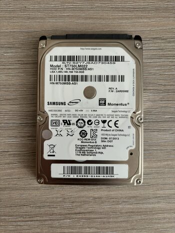 Samsung 750 GB HDD Storage