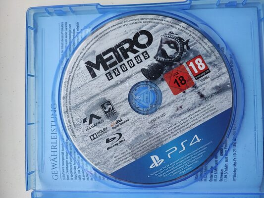 Metro Exodus PlayStation 4