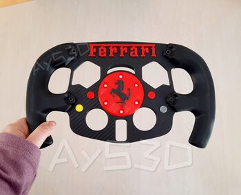 MOD F1 Fórmula 1 FERRARI para Volante Logitech G29 y G923 de PS PlayStation y PC