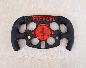 MOD F1 Fórmula 1 FERRARI para Volante Logitech G29 y G923 de PS PlayStation y PC