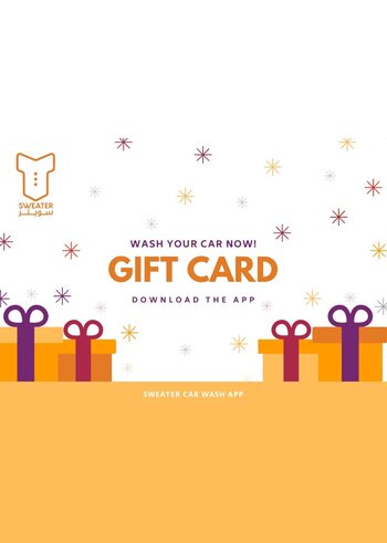 Sweater Car Wash Gift Card 100 SAR Key SAUDI ARABIA