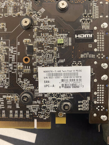 Redeem MSI GeForce GTX 560 Ti 448 1 GB PCIe x16 GPU