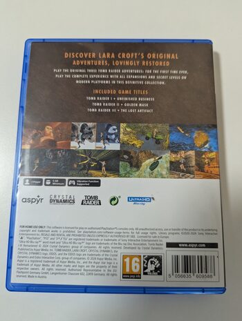 Tomb Raider I-III Remastered PlayStation 5