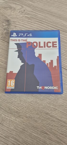 This is the Police PlayStation 4