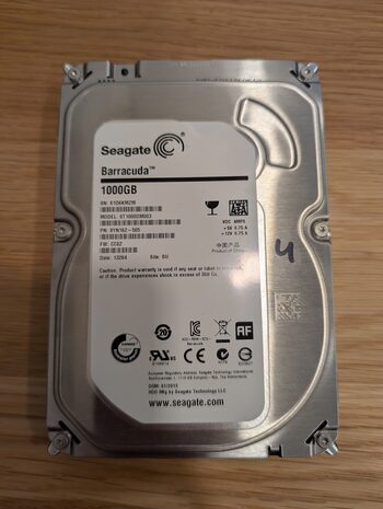 Seagate Barracuda 1 TB HDD Storage