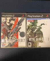 Lote PS2 Metal Gear Solid 2 y 3