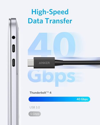 Get Anker Thunderbolt 4 kabelis