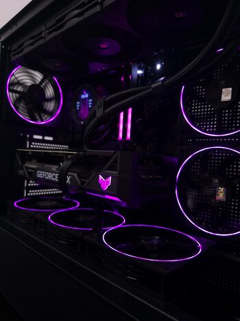 Žaidimų-darbo kompiuteris AMD Ryzen 7800X3D 32GB DDR5 1TB NVMe RTX 4070 Ti SUPER