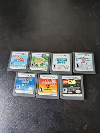 Nintendo DS Lite, Black + 7 Games