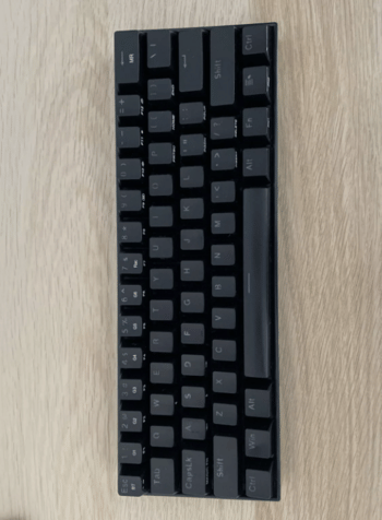 Redragon K530 Pro Draconic 60% mechanical belaidė klaviatūra RGB for sale