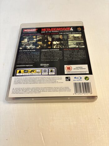 Buy Metal Gear Solid 4: Guns of the Patriots PlayStation 3