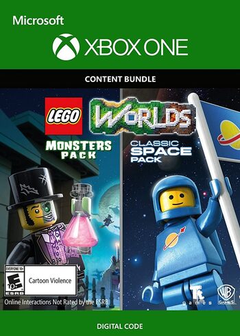 LEGO Worlds Classic Space Pack and Monsters Pack Bundle (DLC) XBOX LIVE Key GLOBAL