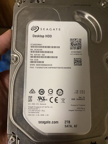 Seagate 2 TB HDD Storage