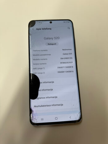 Samsung Galaxy S20 Cosmic Grey