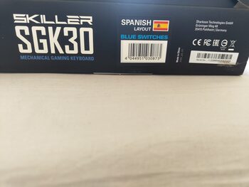 Teclado Mecánico Sharkoon Skiller SGK30 Layout ES