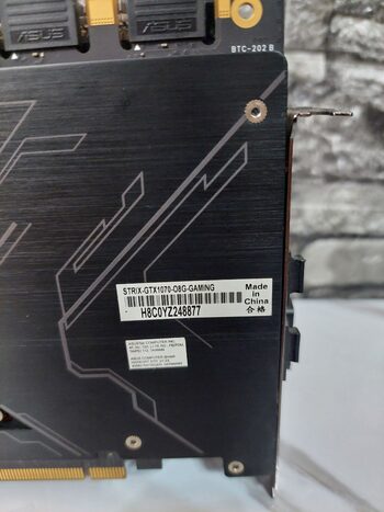 Redeem Asus GeForce GTX 1070 8 GB 1632-1860 Mhz PCIe x16 GPU