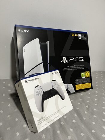 Playstation 5 Digital Edition, Black & White, 825GB