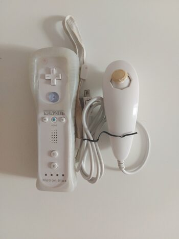 Mando Wii/Wii U Remotion Plus + Nunchuk Wii (Blanco)