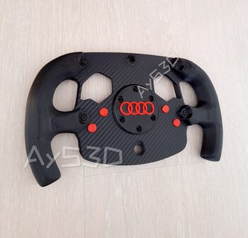 MOD F1 Formula 1 AUDI para Volante Logitech G920 de Xbox y PC ROJO