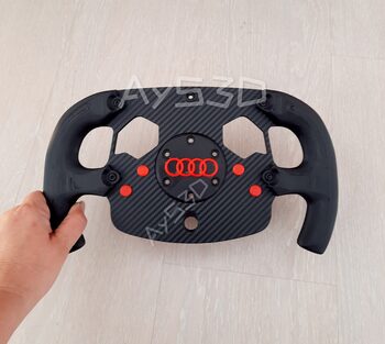 MOD F1 Formula 1 AUDI para Volante Logitech G920 de Xbox y PC ROJO