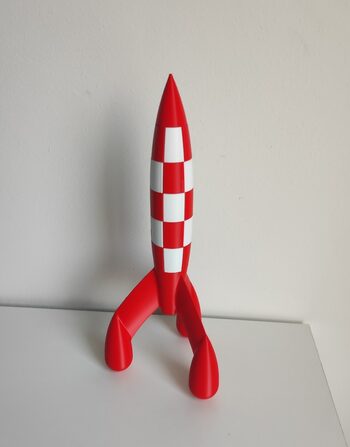 Cohete tintín en 3D