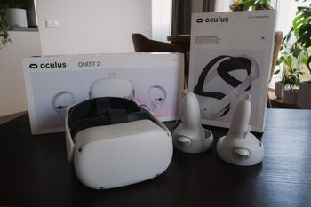 Meta Oculus Quest 2 128Gb + Elite Strap with Battery