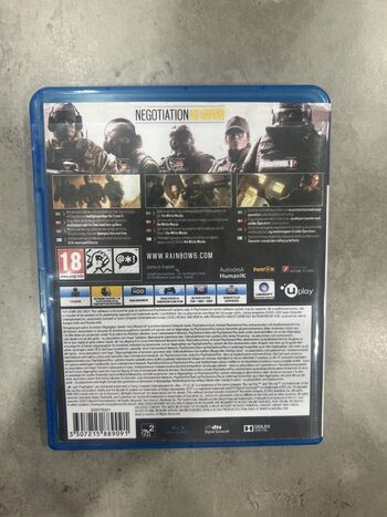 Tom Clancy's Rainbow Six Siege PlayStation 4