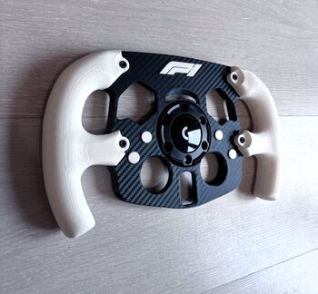 MOD F1 Formula 1 para Volante Logitech G29 y G923 de PS PlayStation y PC Blanco