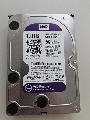 Western Digital WD Purple 1 TB HDD Storage