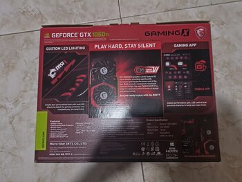 MSI GeForce GTX 1050 Ti 4 GB 1290-1493 Mhz PCIe x16 GPU