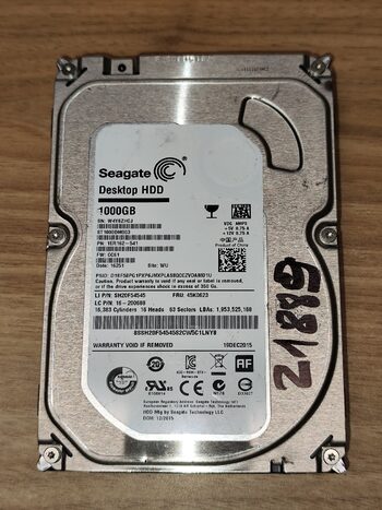 Seagate 1 TB HDD Storage